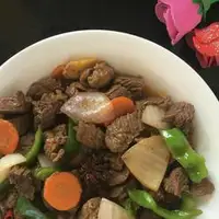 红烧香辣鸵鸟肉