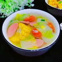 白菜玉米清脂养颜汤