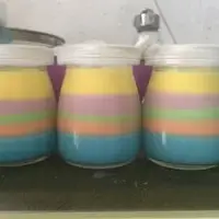 彩虹椰汁膏