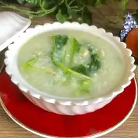 白菜虾米粥