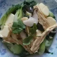 日式豆腐炒青菜