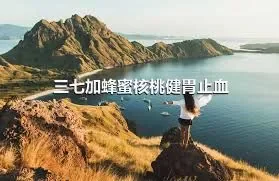 三七加蜂蜜核桃健胃止血