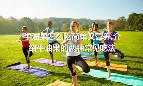 牛油果怎么吃简单又营养,介绍牛油果的两种常见吃法