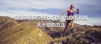 鼻翼两侧毛孔粗大干燥,治疗毛孔粗大干燥的方法