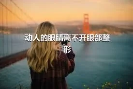 动人的眼睛离不开眼部整形