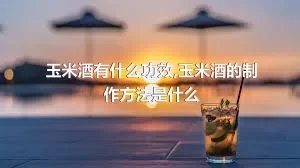 玉米酒有什么功效,玉米酒的制作方法是什么