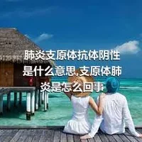 肺炎支原体抗体阴性是什么意思,支原体肺炎是怎么回事