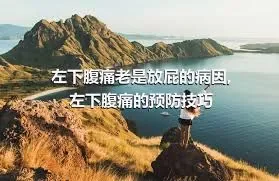 左下腹痛老是放屁的病因,左下腹痛的预防技巧