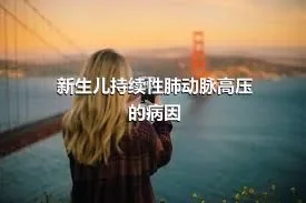 新生儿持续性肺动脉高压的病因