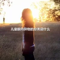 儿童眼内异物的分类是什么