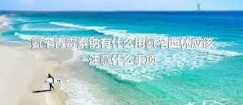 氨苄青霉素钠有什么用氨苄西林应该注意什么事项