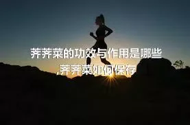 荠荠菜的功效与作用是哪些,荠荠菜如何保存