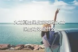 火龙真的果皮能吃吗,火龙果的功效是什么