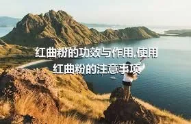 红曲粉的功效与作用,使用红曲粉的注意事项