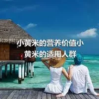 小黄米的营养价值小黄米的适用人群