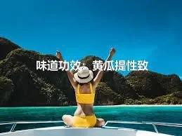 味道功效：黄瓜提性致