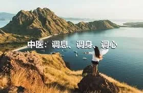 中医：调息、调身、调心