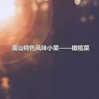 潮汕特色风味小菜——橄榄菜