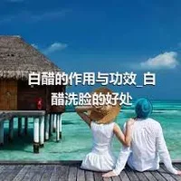 白醋的作用与功效_白醋洗脸的好处