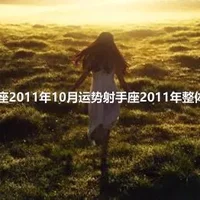 射手座2011年10月运势射手座2011年整体运势