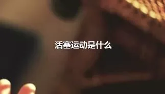 活塞运动是什么