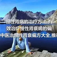 慢性肾病的治疗方法,有效治疗慢性肾衰竭的偏方,中医治慢性肾衰偏方大全,推荐治疗肾衰的食疗秘方