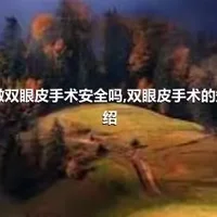 眼睛做双眼皮手术安全吗,双眼皮手术的知识介绍