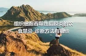 组织细胞吞噬性脂膜炎的饮食禁忌_诊断方法有哪些