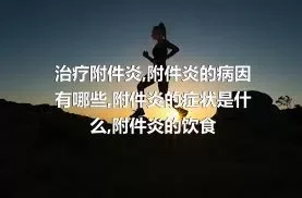 治疗附件炎,附件炎的病因有哪些,附件炎的症状是什么,附件炎的饮食