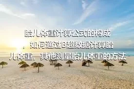 胎儿体重计算公式的构成，如何通过B超数据计算胎儿体重，其他测量胎儿体重的方法介绍