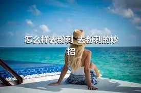 怎么样去粉刺_去粉刺的妙招