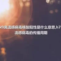 H7N9禽流感病毒核酸阳性是什么意思,h7n9禽流感病毒的传播周期