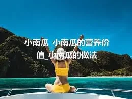 小南瓜_小南瓜的营养价值