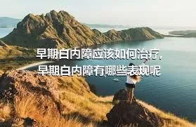 早期白内障应该如何治疗,早期白内障有哪些表现呢