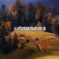 山药炖排骨的做法