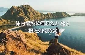 体内湿热长痘怎么办,体内积热如何败火