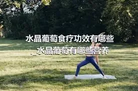 水晶葡萄食疗功效有哪些,_水晶葡萄有哪些营养