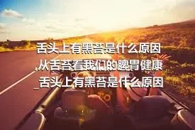 舌头上有黑苔是什么原因_从舌苔看我们的脾胃健康