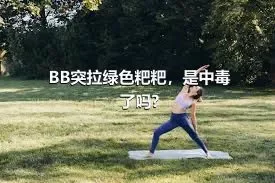 BB突拉绿色粑粑，是中毒了吗?