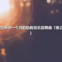 适合怀孕一个月的胎教音乐圆舞曲《春之声》