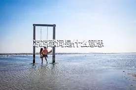 凉凉歌词是什么意思