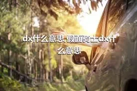 dx什么意思,假面骑士dx什么意思