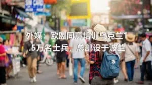 外媒：欧盟同意培训乌克兰1.5万名士兵，总部设于波兰