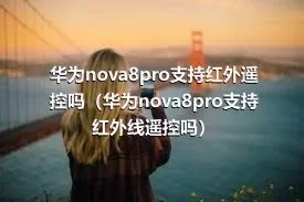 华为nova8pro支持红外遥控吗（华为nova8pro支持红外线遥控吗）