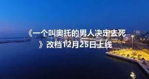 《一个叫奥托的男人决定去死》改档12月25日上线