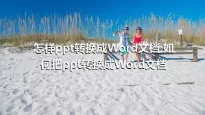 怎样ppt转换成Word文档,如何把ppt转换成Word文档