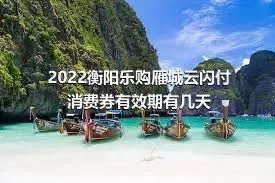 2022衡阳乐购雁城云闪付消费券有效期有几天