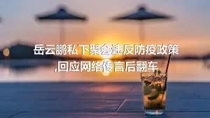 岳云鹏私下聚会违反防疫政策,回应网络传言后翻车