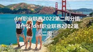 dnf职业联赛2022第二周分组是什么-dnf职业联赛2022第二周