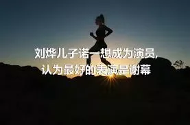 刘烨儿子诺一想成为演员,认为最好的表演是谢幕